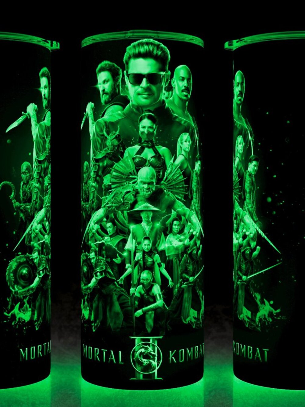 Glow in the Dark Mortal Kombat 2  2026 Movie Cup Mug Tumbler 20oz